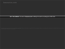 Tablet Screenshot of basource.com
